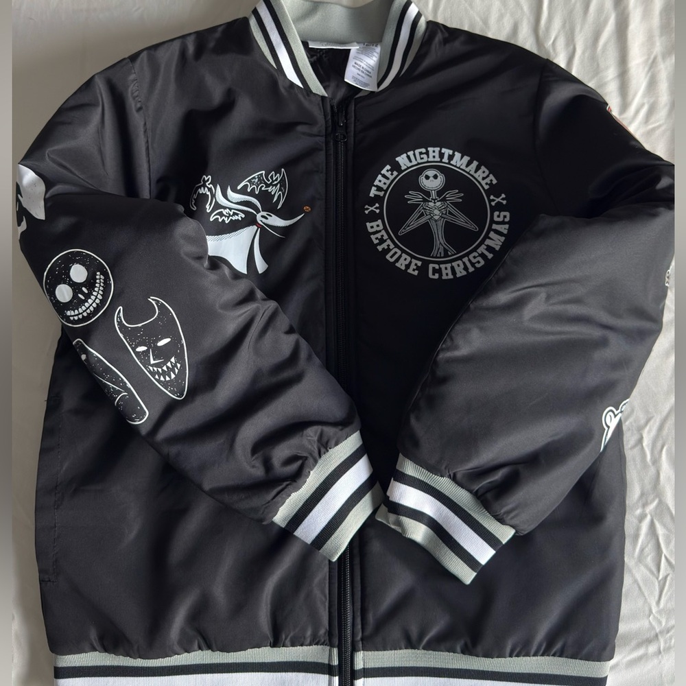 Black Nightmare Before Christmas kids Jacket
